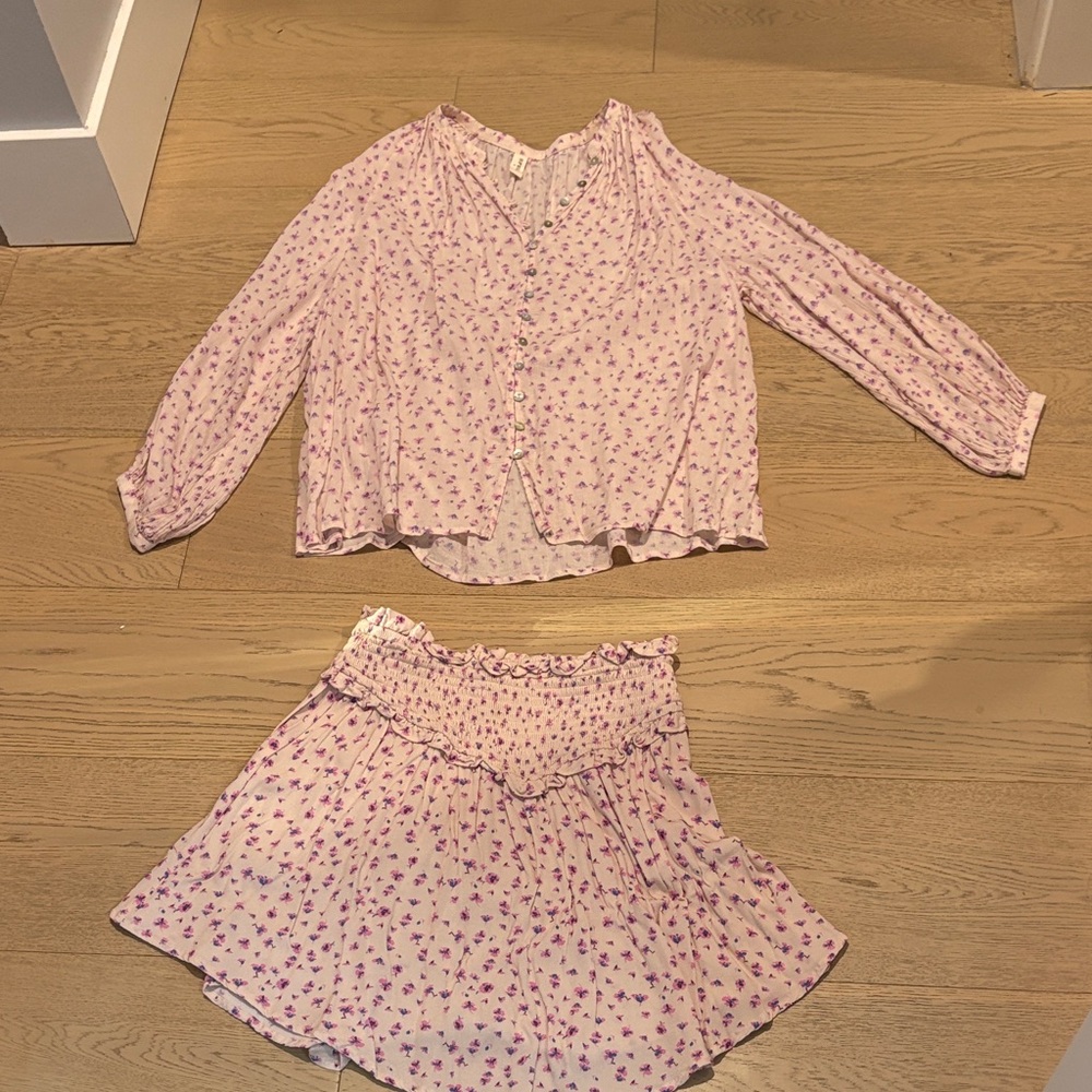 Spell Pink Floral matching set